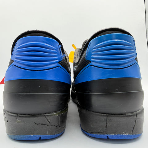 Air Jordan 2 Retro Low 'SP Off White Black Blue (2021)' | US M 12