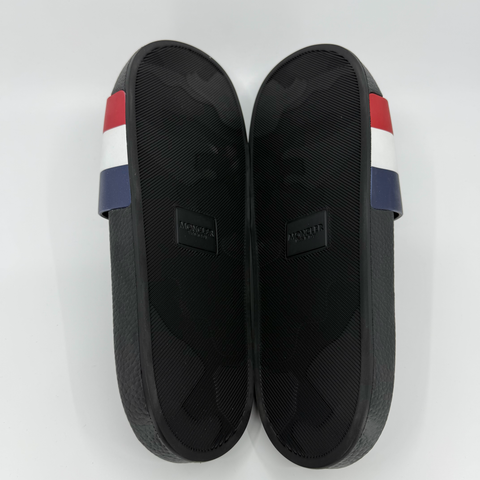 Moncler Basile Pool Slides 'Black' | EU M 46 / US M 12