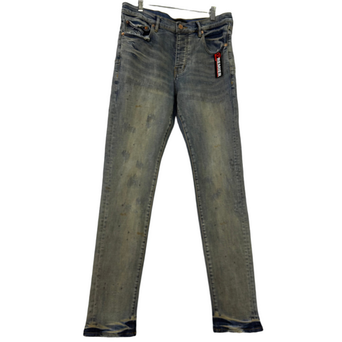 Purple Brand Oil Repair Jeans 'Dirty Denim' | US M (33")