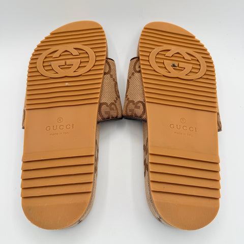 Gucci GG Slide 'Beige Canvas' | US M 10