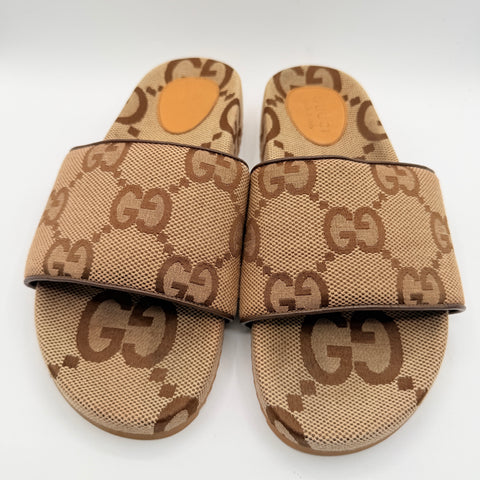Gucci GG Slide 'Beige Canvas' | US M 10