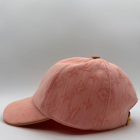 Louis Vuitton Pink Cotton Monogram LV First Baseball Cap 'Light Pink' | US W (One Size)