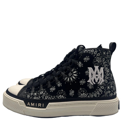Amiri M.A. Logo Court High `Bandana Black White` | EU 45 / US M 12