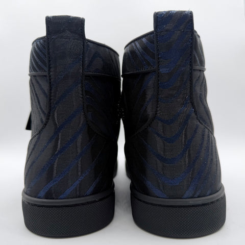 Christian Louboutin Orlato Flat High 'Black Navy Jacquard' | EU M44 / US M11