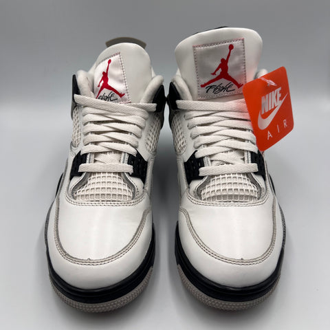 Air Jordan 4 Retro `White Cement (2025)` | US M 9.5