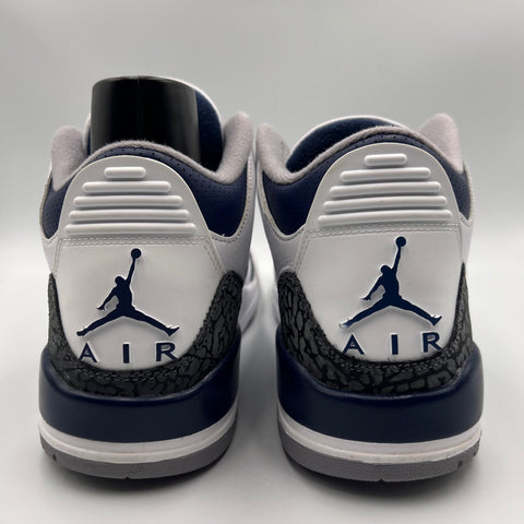 Air Jordan 3 Retro `Midnight Navy (2023)` | US M 9.5