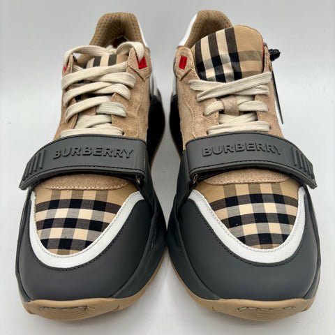Burberry Ramsey Vintage Check Suede 'Grey Archive Beige' | EU M 43 / US M 10