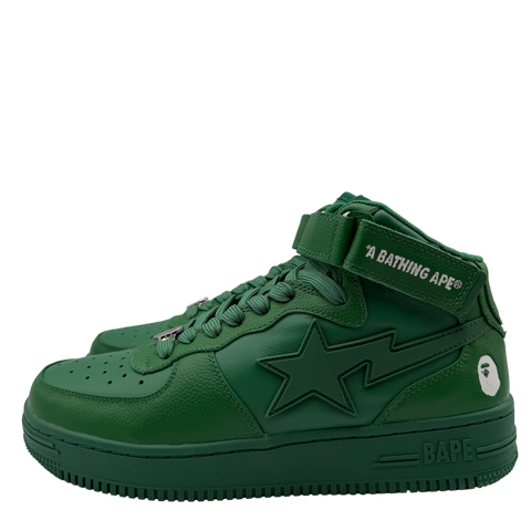 A Bathing Ape Bape Sta Mid `Green (2021)`  | US M 9