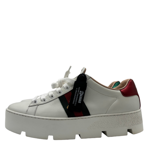 Gucci Ace Platform 'White' | EU W 39.5 / US W 9.5