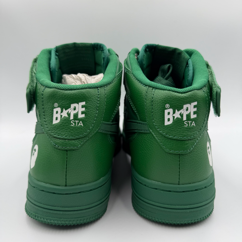 A Bathing Ape Bape Sta Mid `Green (2021)`  | US M 9