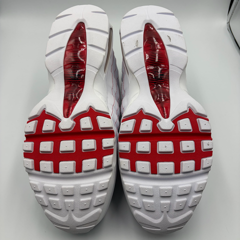 Nike Air Max 95 OG `Big Bubble White University Red (2025)` | US M 14