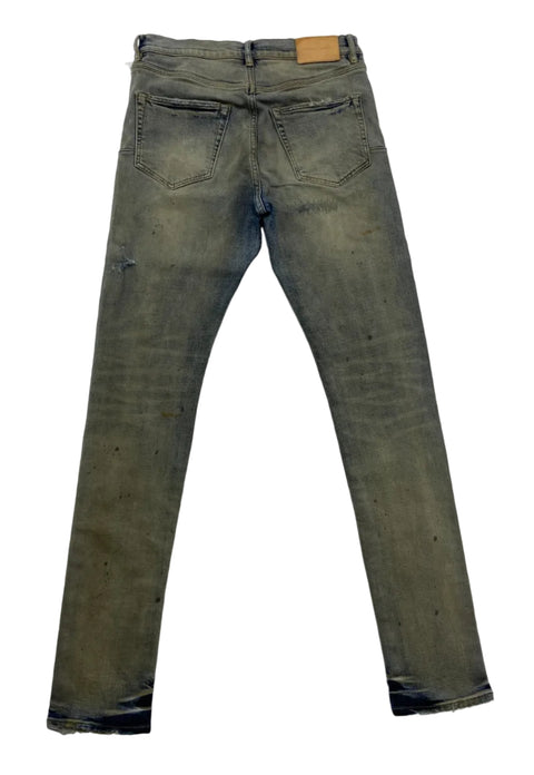 Purple Brand Oil Repair Jeans 'Dirty Denim' | US M (30")