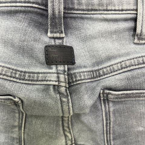 G-Star 3D Zip Knee Skinny Jean 'Grey' | US M (28")