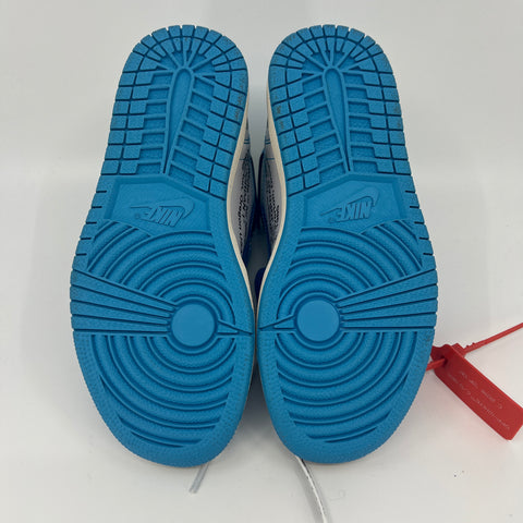 Air Jordan 1 Retro High 'Off White University Blue (2018)' | US M 4