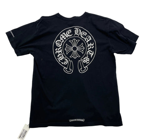Chrome Hearts Horse Shoe Logo Pocket T-Shirt 'Black (Men)' | US X-Large