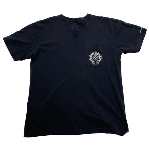 Chrome Hearts Horse Shoe Logo Pocket T-Shirt 'Black (Men)' | US X-Large