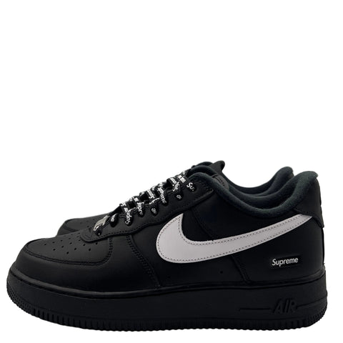 Nike Air Force 1 Low `Supreme Black White` | US M 9