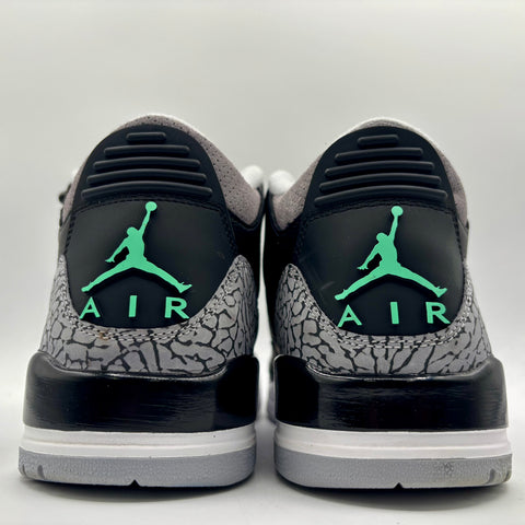 Air Jordan 3 Retro 'Green Glow (2023)' | US M 11