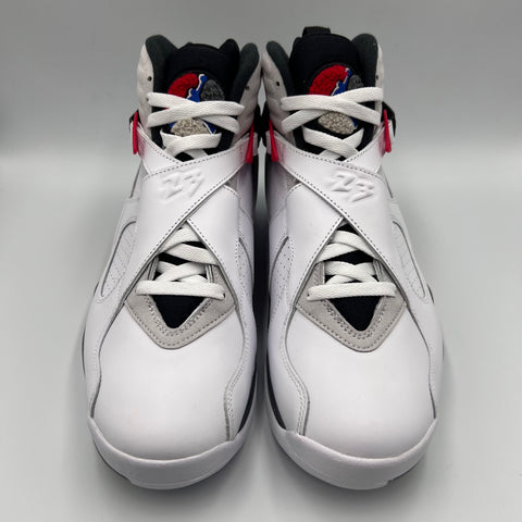Jordan 8 Retro `White True Red (2025)` | US M 11