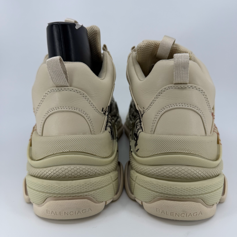 Balenciaga Triple S 'DIY Metal White Red' | EU M 39 / US M 6