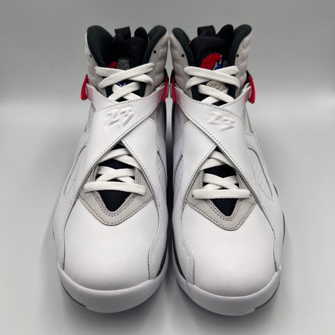 Jordan 8 Retro `White True Red (2025)` | US M 11.5