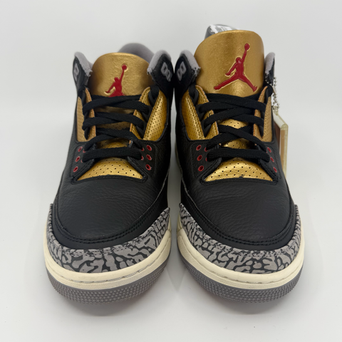 Air Jordan 3 Retro 'Black Cement Gold (2022 Women's)' | US W 11 / US M 9.5