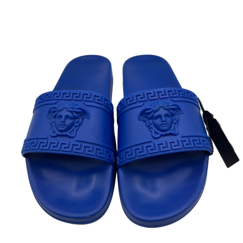 Versace Palazzo Slides 'Blue' | EU M 46 / US M 13