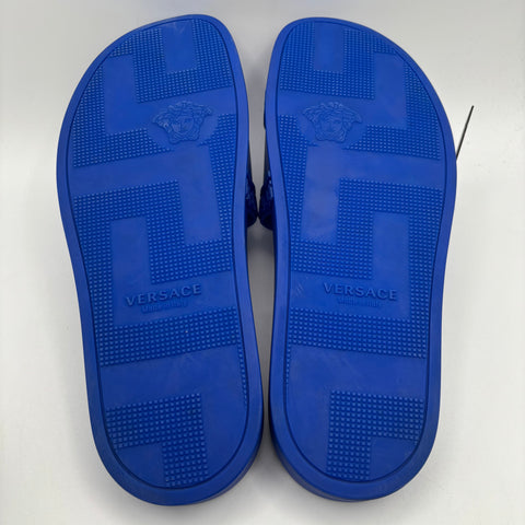 Versace Palazzo Slides 'Blue' | EU M 46 / US M 13