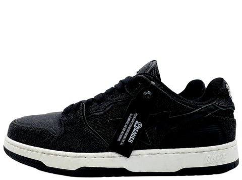 A Bathing Ape Sk8 Sta 'Black Denim (2023)' | US M 9