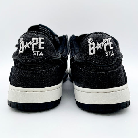 A Bathing Ape Sk8 Sta 'Black Denim (2023)' | US M 9