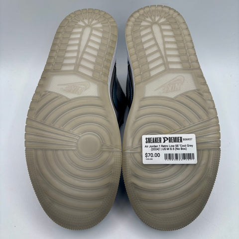 Air Jordan 1 Retro Low SE 'Cool Grey (2024)' | US M 8.5 (No Box)