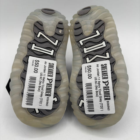 Air Jordan 11 Retro 'Cool Grey (TD)' | US 6C (No Box)