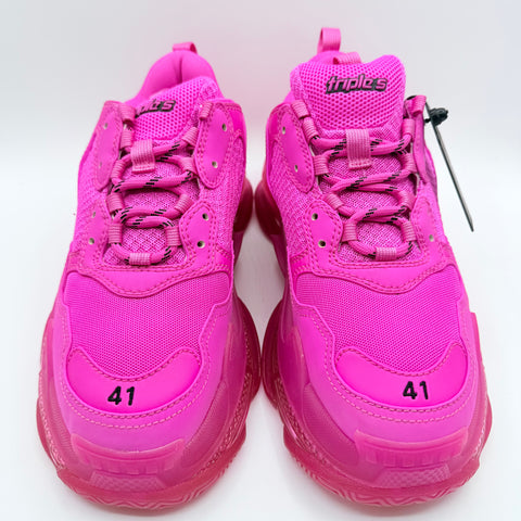 Balenciaga Clear Sole Triple S 'Pink' | EU M41 / US M8