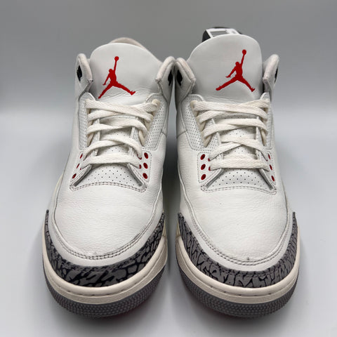 Jordan 3 Retro `White Cement Reimagined (2023)` | US M 12
