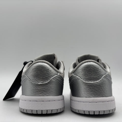 Air Jordan 1 Retro Low 'Metallic Silver (TD)' | US 6C (No Box)