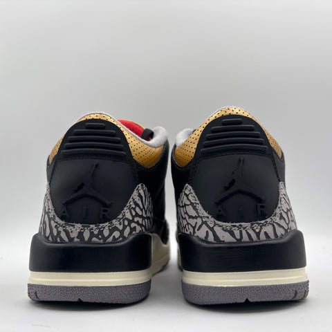 Air Jordan 3 Retro 'Black Cement Gold (2022)' | US W 6.5 / US GS 5Y (No Box)