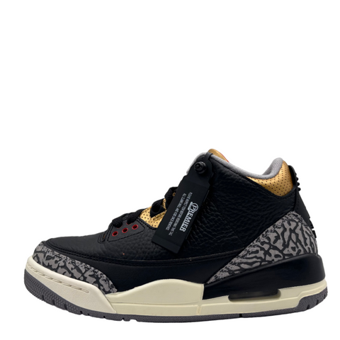 Air Jordan 3 Retro 'Black Cement Gold (2022)' | US W 6.5 / US GS 5Y (No Box)