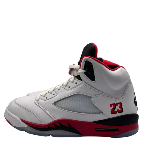 Jordan 5 Retro `Fire Red Black Tongue (2025)` | US M 13
