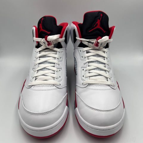 Jordan 5 Retro `Fire Red Black Tongue (2025)` | US M 13