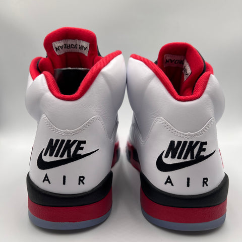 Jordan 5 Retro `Fire Red Black Tongue (2025)` | US M 13