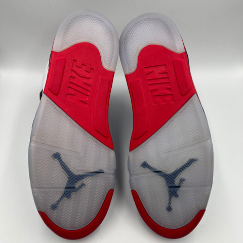Jordan 5 Retro `Fire Red Black Tongue (2025)` | US M 13
