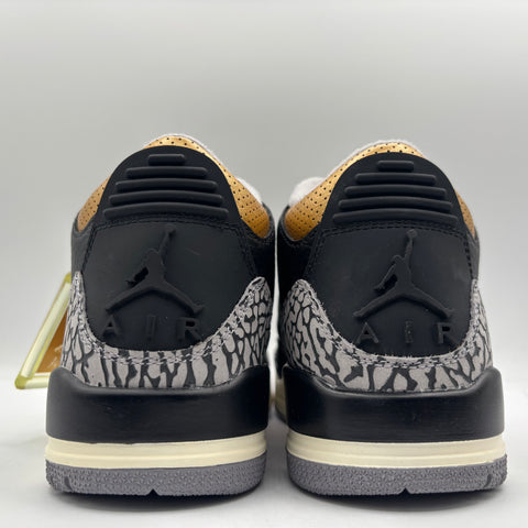 Air Jordan 3 Retro 'Black Cement Gold (2022)' | US W 7.5 / US GS 6Y