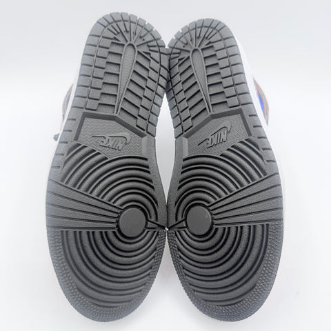 Air Jordan 1 Retro Mid 'SE Black White Multi-Color (2020)' | US W7 / US GS5.5Y