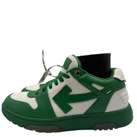 OFF-WHITE Out of Office Low Top `Green Dirty White` | EU 44 / US M 11