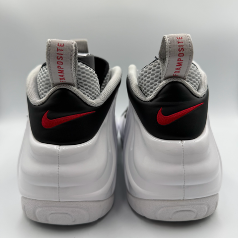 Nike Air Foamposite Pro `White Black University Red (2020)` | US M 12 (NB)