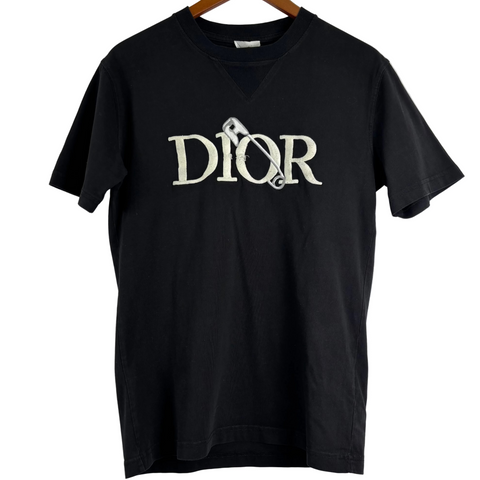Christian Dior X Judy Blame Safety Pin Tee 'Black' | US M (Small)