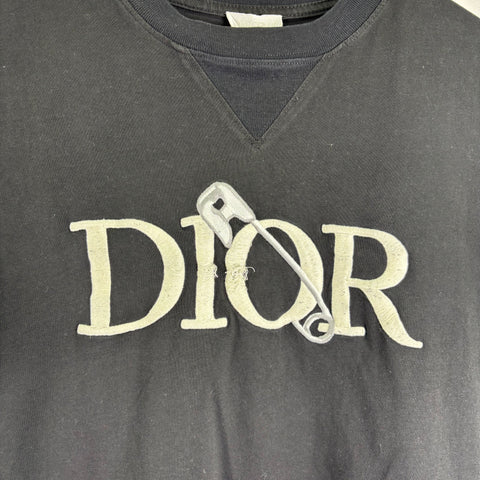 Christian Dior X Judy Blame Safety Pin Tee 'Black' | US M (Small)