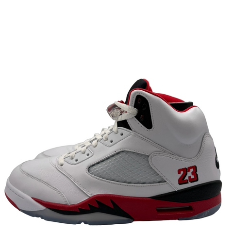 Jordan 5 Retro `Fire Red Black Tongue (2025)` | US M 13