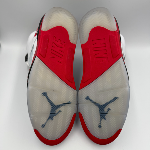 Jordan 5 Retro `Fire Red Black Tongue (2025)` | US M 13
