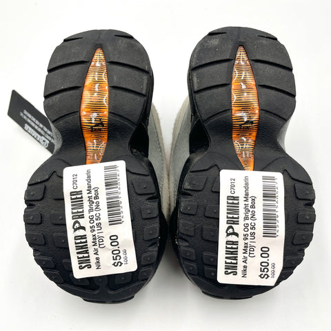 Nike Air Max 95 OG 'Bright Mandarin (TD)' | US 5C (No Box)